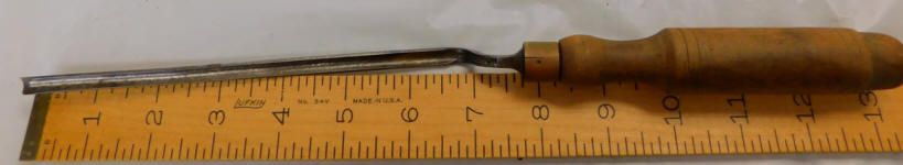 1/4" D. R. Barton Crank Neck Gouge