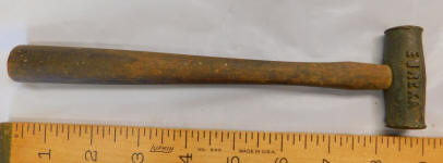 "Eureka" Double End Non Sparking Brass Hammer