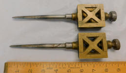 Large Antique Brass Trammel Points