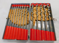 Craftsman 13 Piece Auger Drill Bit Set in Case