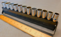 Craftsman 1/2" Drive 12 Piece Deep Socket Set SAE - 1/2" to 1 1/8" - 12 Point