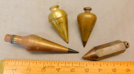 4 Plumb Bobs