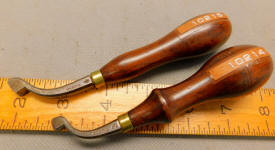 2 Gomph Saddle Maker / Leatherworker Tools - Creasers