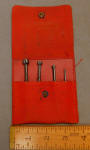 Starrett No. 829 Small Hole Gage Set A-D in Pouch