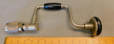 Stanley No. 2101A 8" Bell System B Auger Bit Brace 