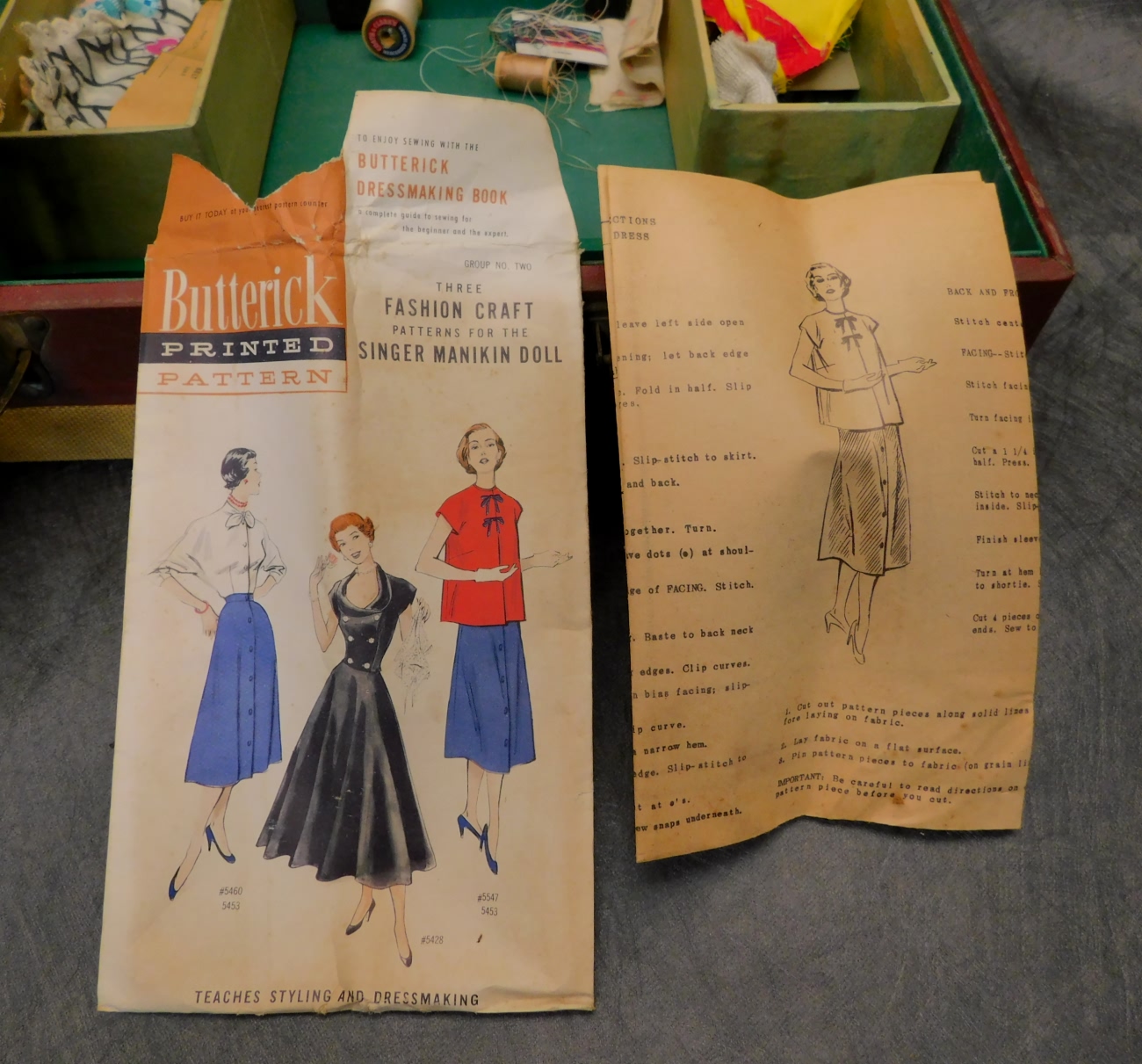 Singer Dressmaker Manikin Doll Set Toy Sewing Machine