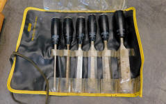 Stanley No. 40 Everlasting 6 Piece Chisel Set 1/4" to 1 1/2" 