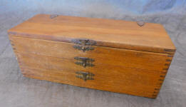 Stanley / Russell Jennings No. 32 1/2 Quarters No. 100 Auger Drill Bit Set in 3 Tier Box