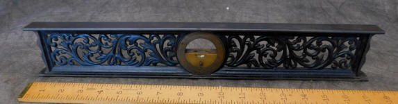 Davis Level & Tool Co. 18 Inch Cast Iron Inclinometer / Adjustable Spirit Level 
