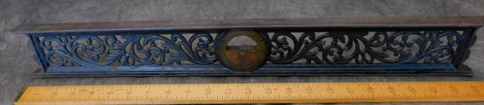 Davis Level & Tool Co. 24 Inch Cast Iron Inclinometer / Adjustable Spirit Level 