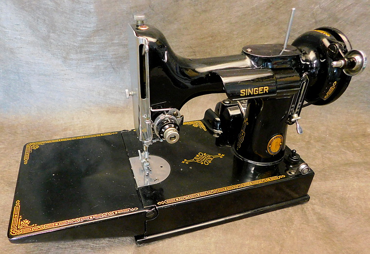 1951 Black Singer Featherweight 221 "Centennial" Sewing Machine
