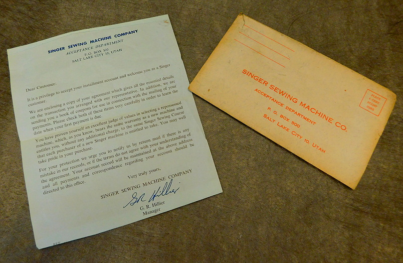 1951 Black Singer Featherweight 221 "Centennial" Sewing Machine