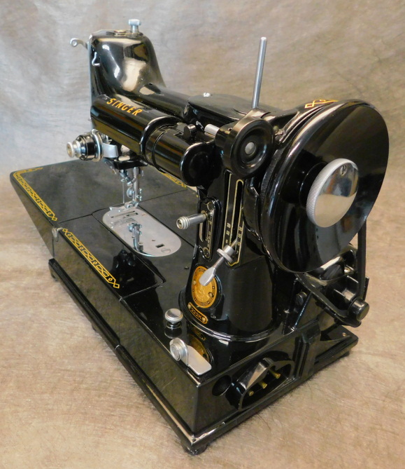1957 Black Singer "FreeArm" Featherweight 222K Sewing Machine