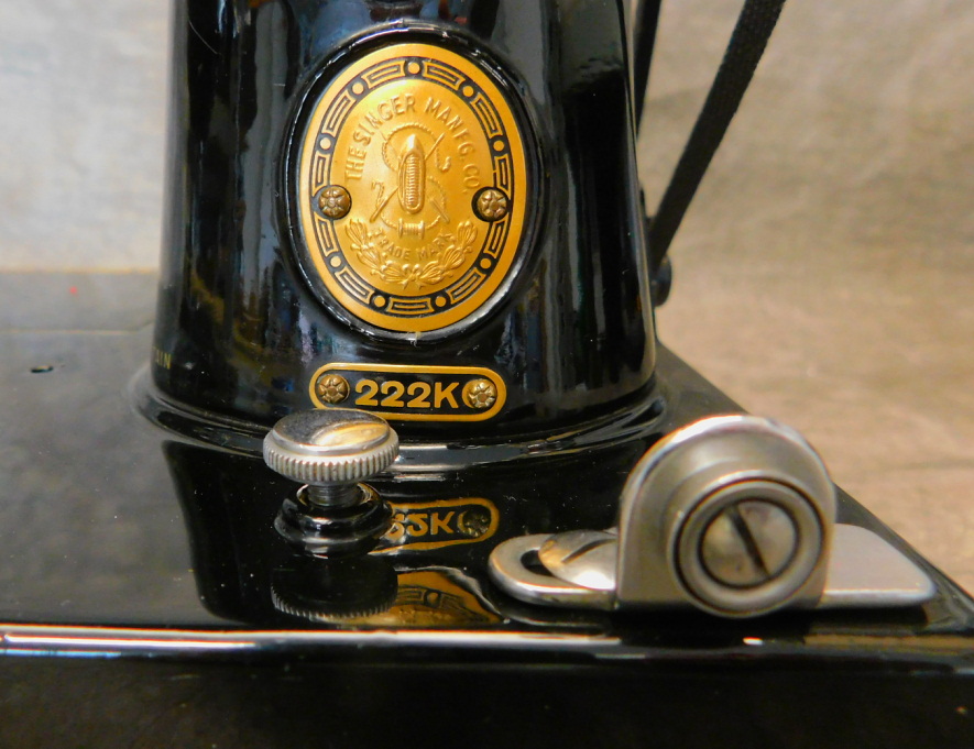 1957 Black Singer "FreeArm" Featherweight 222K Sewing Machine