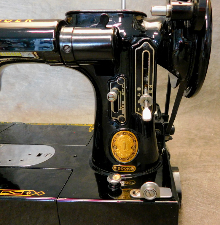 1957 Black Singer "FreeArm" Featherweight 222K Sewing Machine