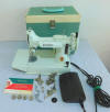 1968-69 White Singer Featherweight 221K Sewing Machine (FA231876)