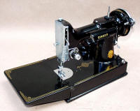 Black Singer Featherweight 221 Sewing Machine